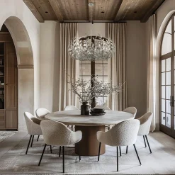 Olive Leaf Blooming Chandelier - 12 Light