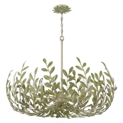 Olive Leaf Blooming Chandelier - 12 Light