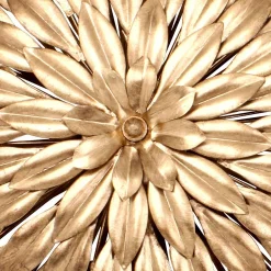 Olive Leaf Convertible Chandelier - 6 Light