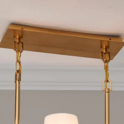Olive Leaf Island Chandelier