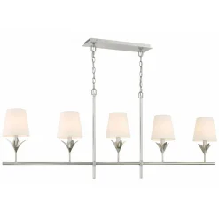 Olive Leaf Island Chandelier