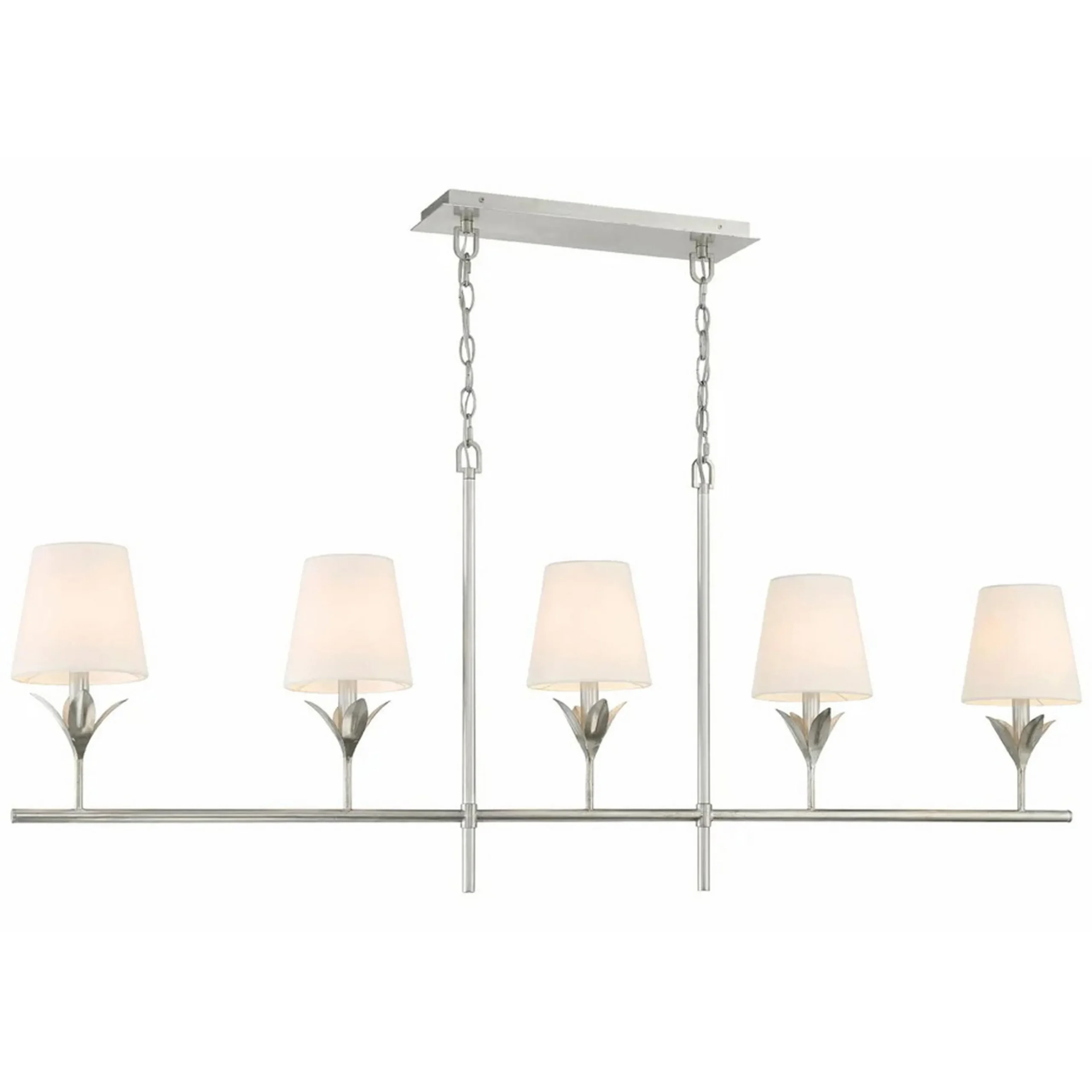 Olive Leaf Island Chandelier