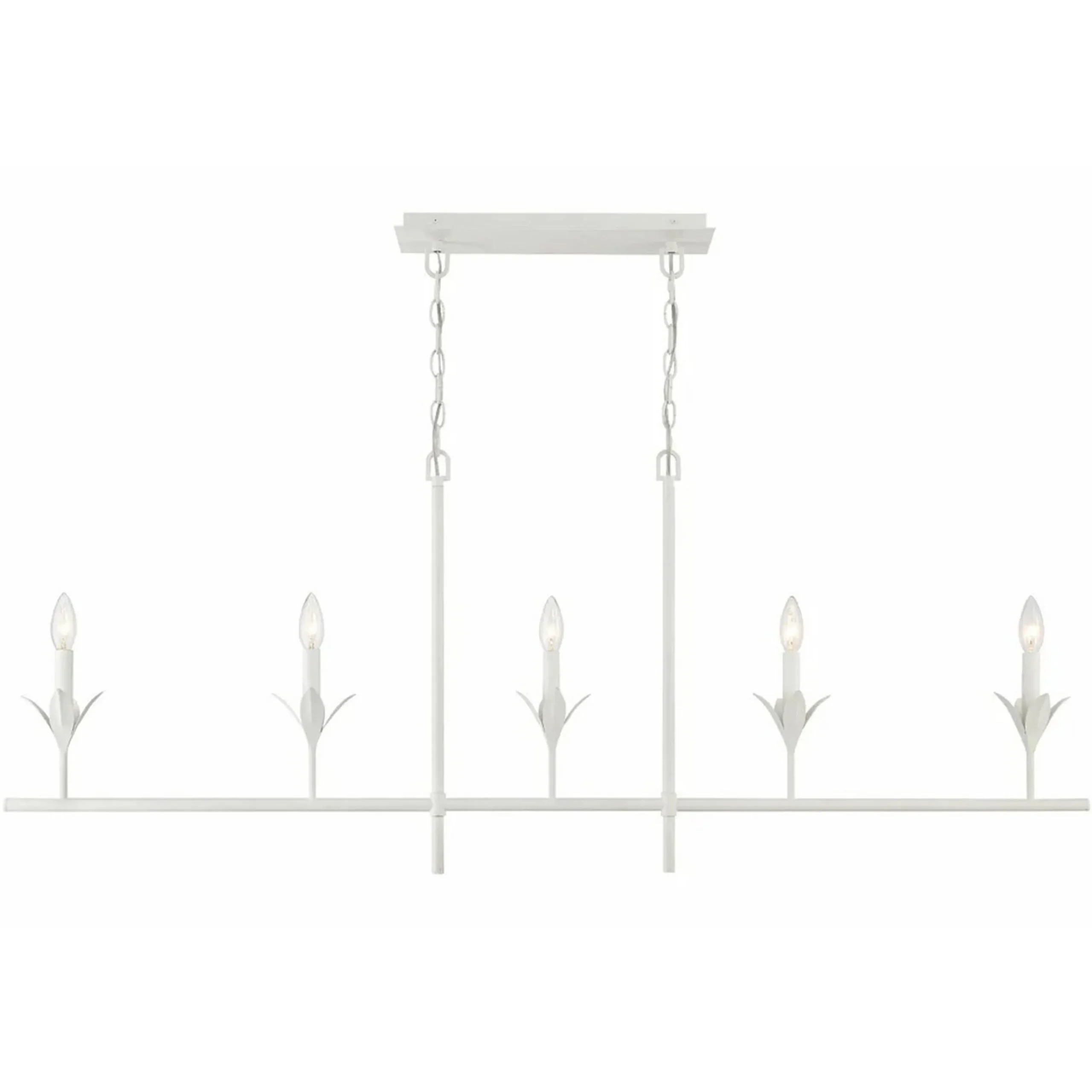 Olive Leaf Island Chandelier