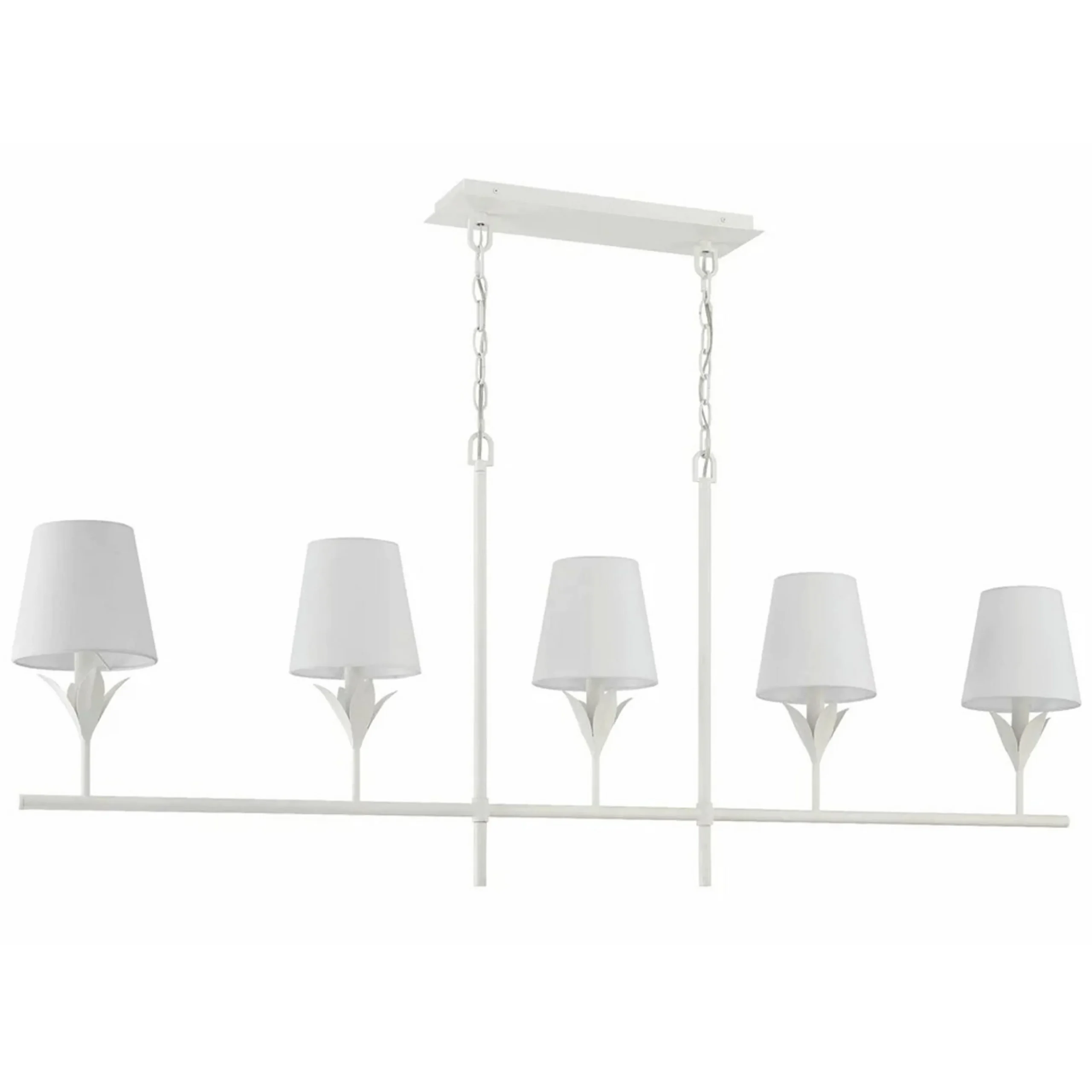 Olive Leaf Island Chandelier