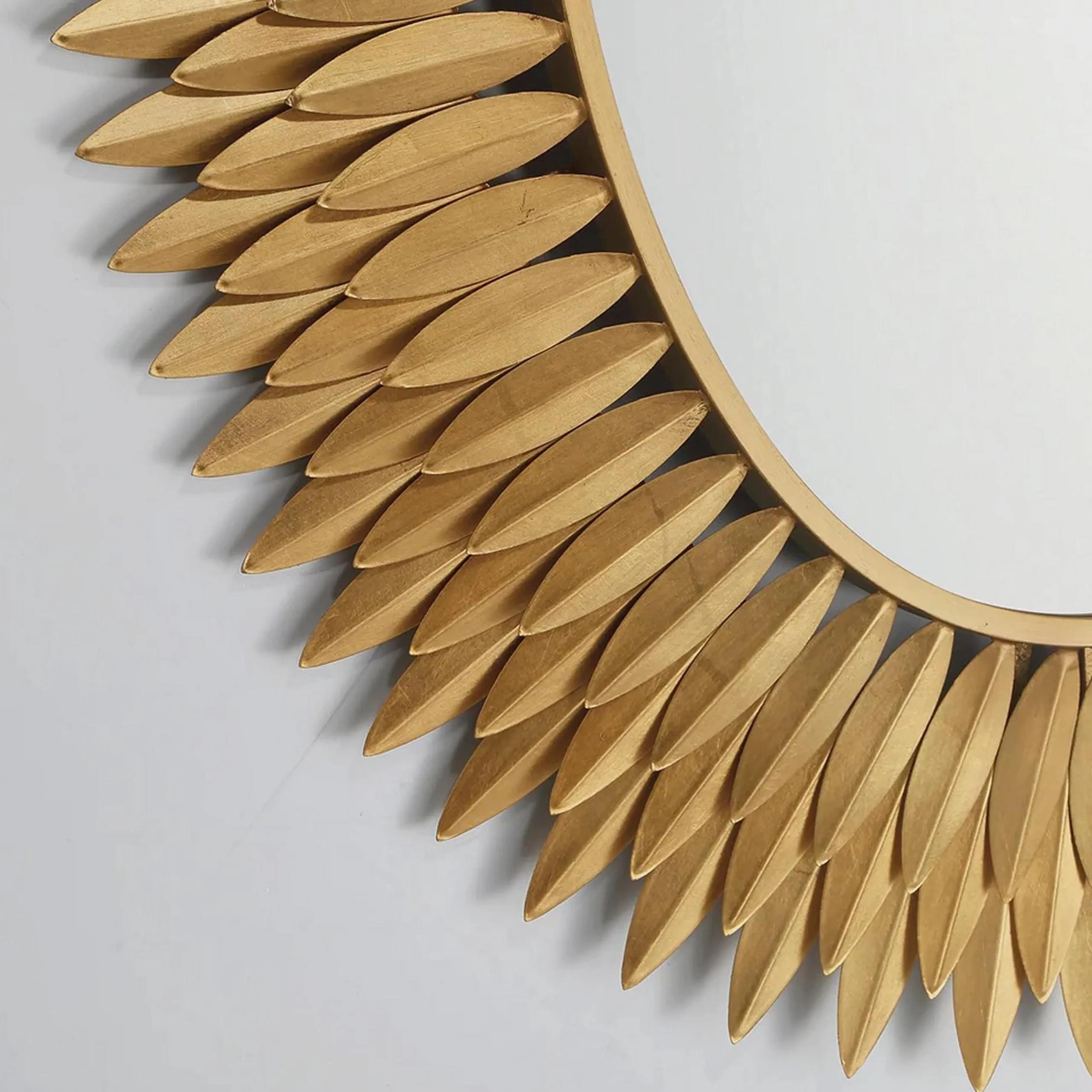 Olive Leaf LED Mirror - 31"