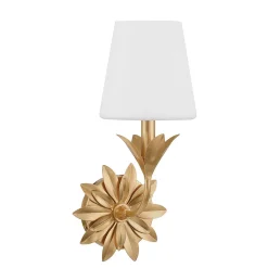 Olive Leaf Petal Sconce