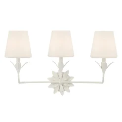 Olive Leaf Petal Vanity Light - 3 Light