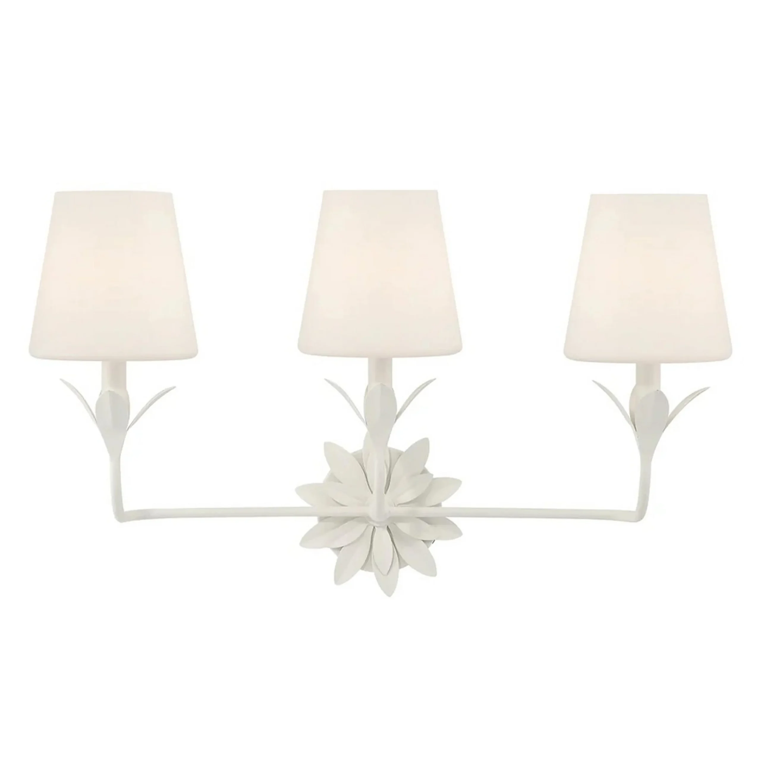Olive Leaf Petal Vanity Light - 3 Light