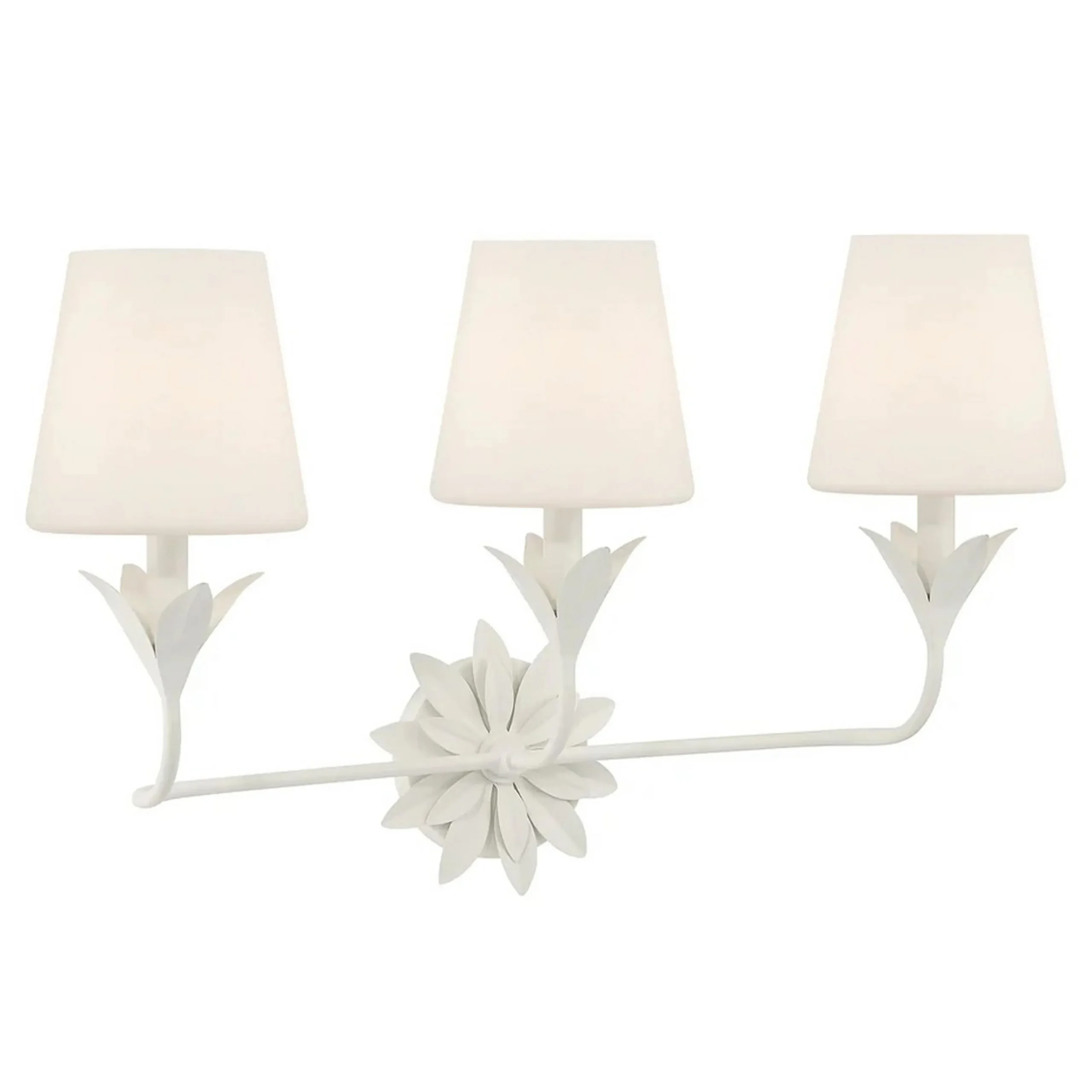 Olive Leaf Petal Vanity Light - 3 Light