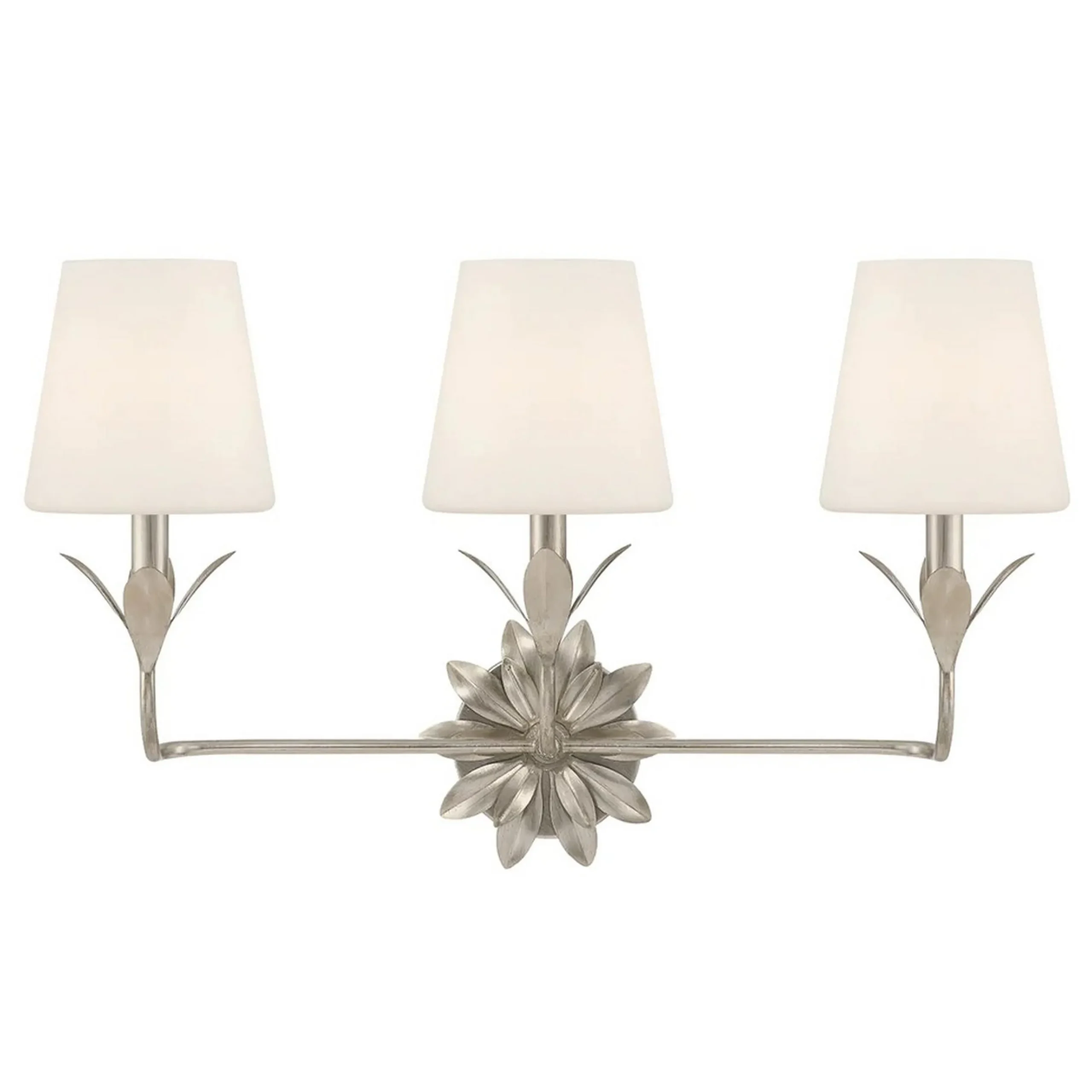 Olive Leaf Petal Vanity Light - 3 Light
