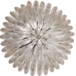 Olive Leaf Semi-Flush Ceiling Light - 4 Light