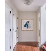 Olive Leaf Semi-Flush Ceiling Light - 4 Light