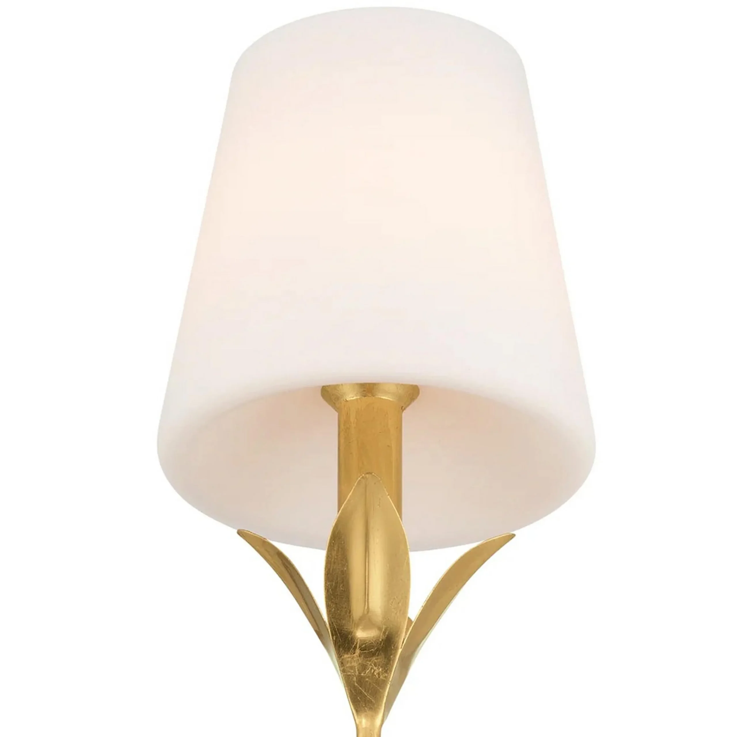 Olive Leaf Stem Bath Sconce - 1 Light