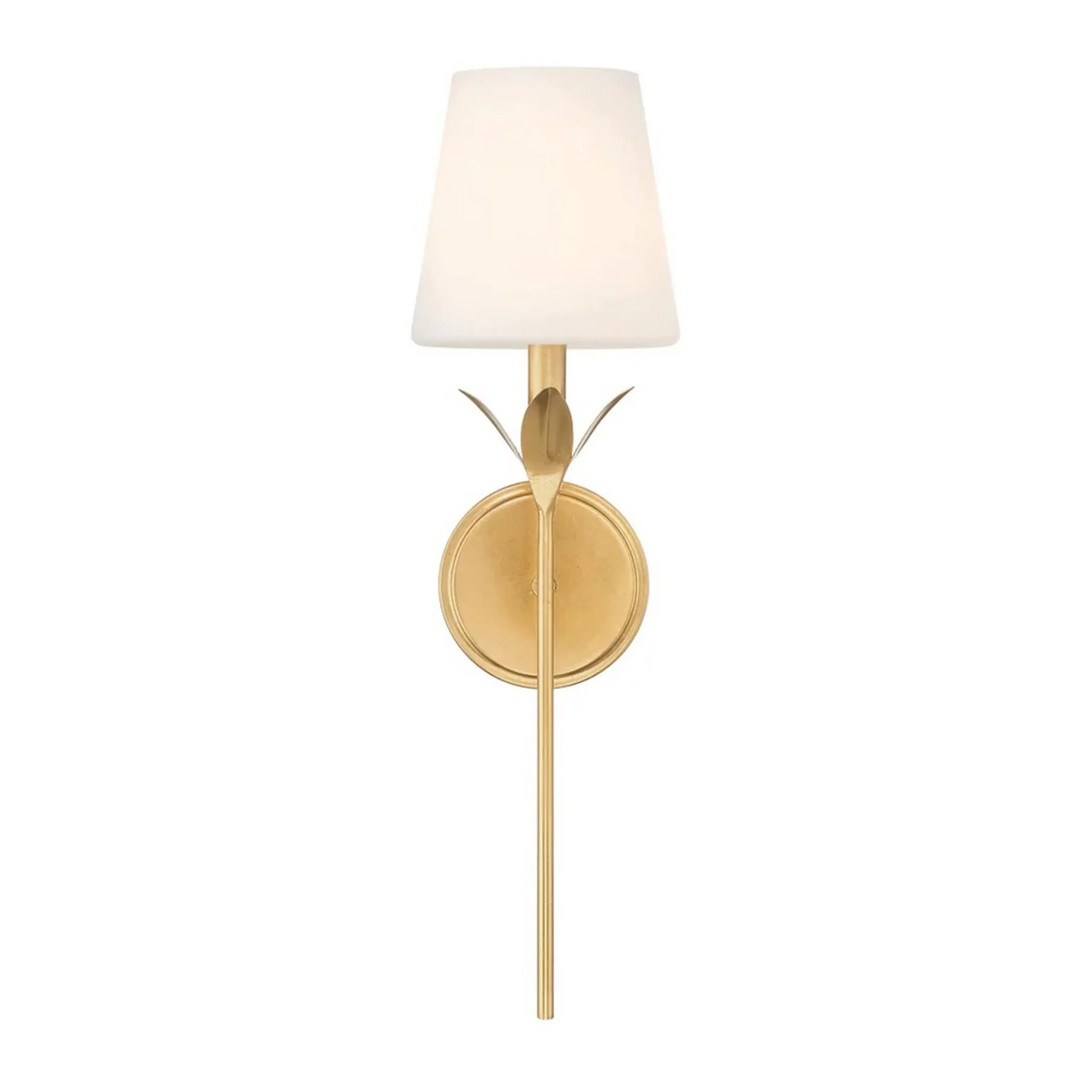 Olive Leaf Stem Bath Sconce - 1 Light
