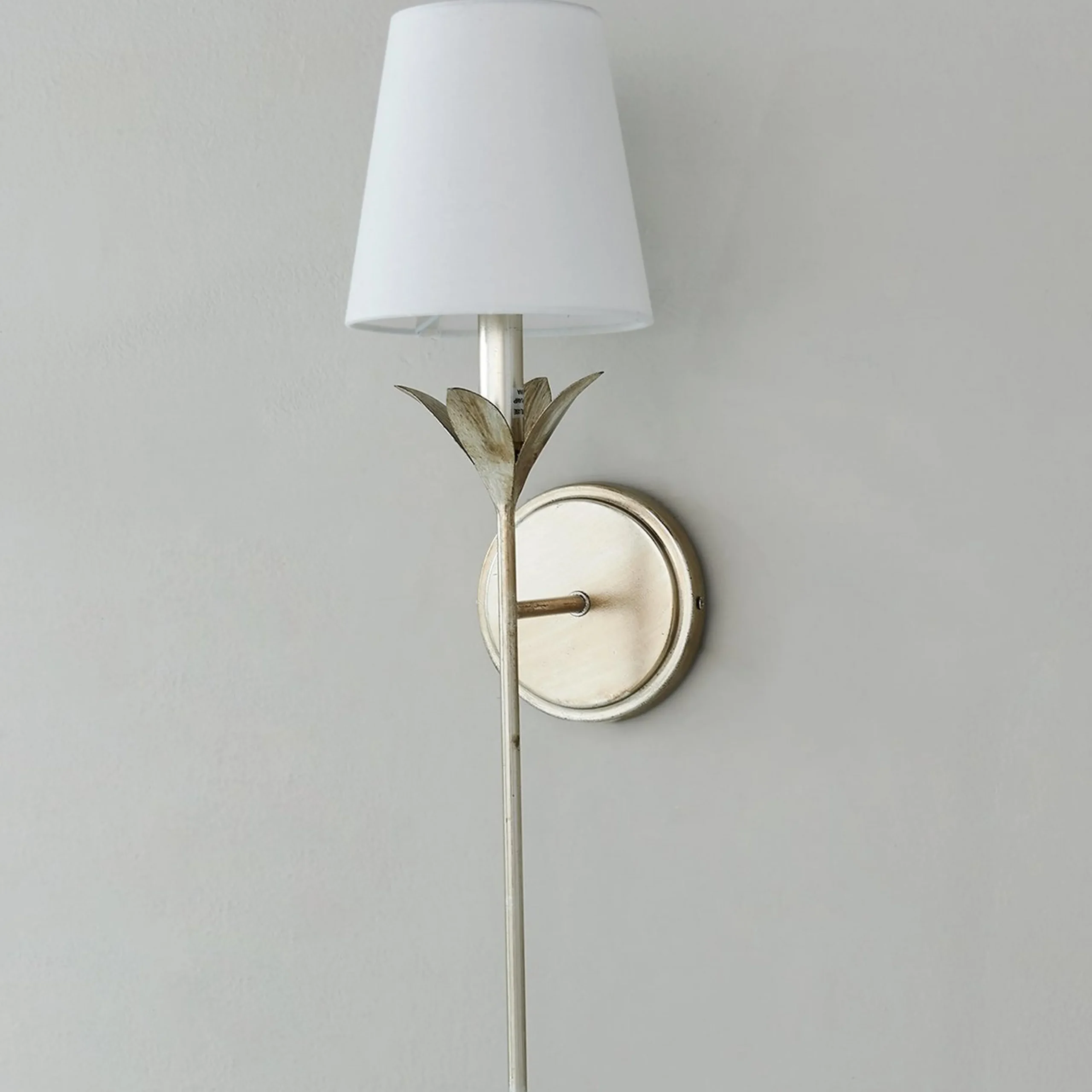 Olive Leaf Stem Sconce - 1 Light