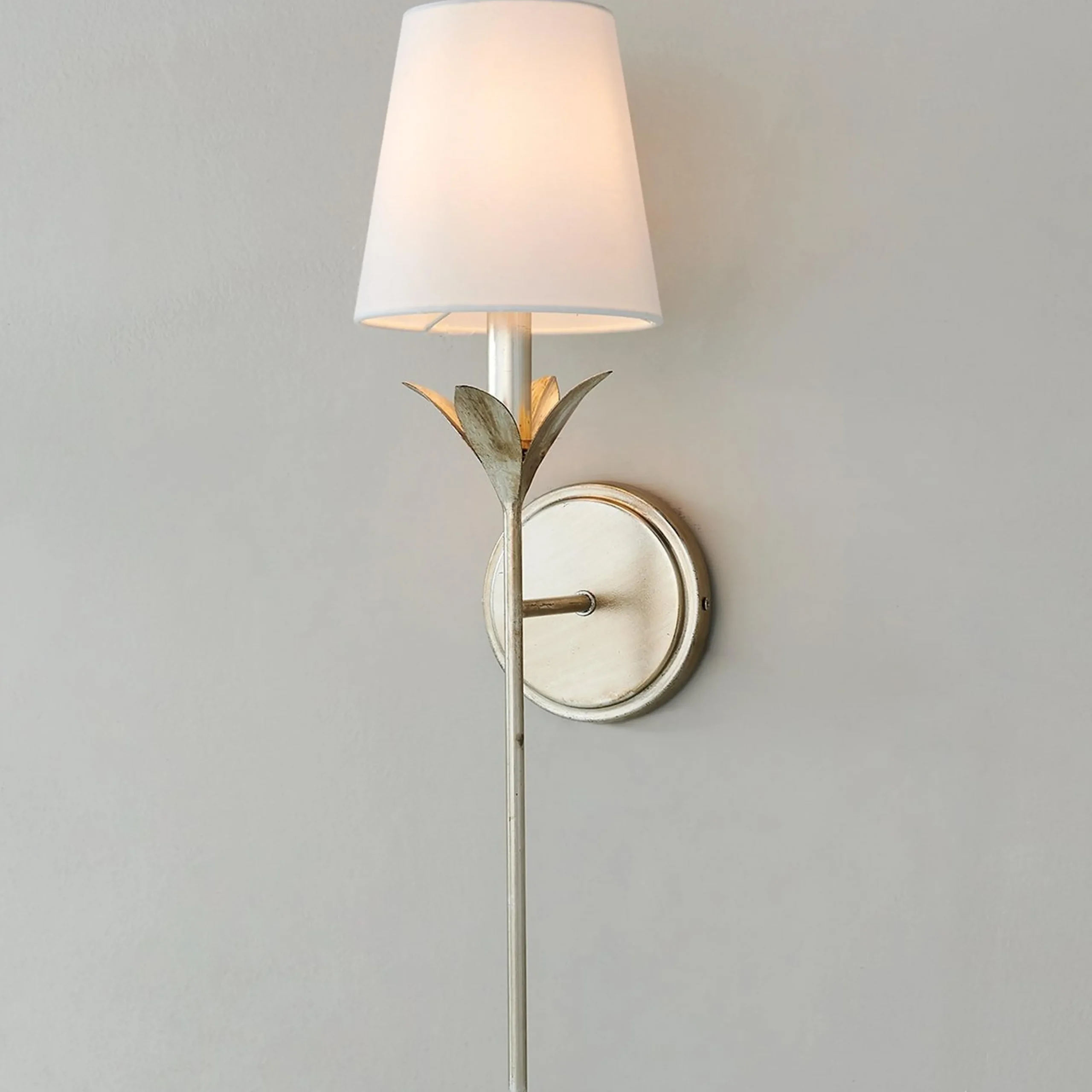 Olive Leaf Stem Sconce - 1 Light