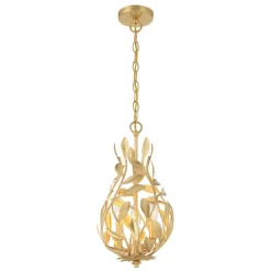 Olive Leaf Vine Lantern - 3 Light