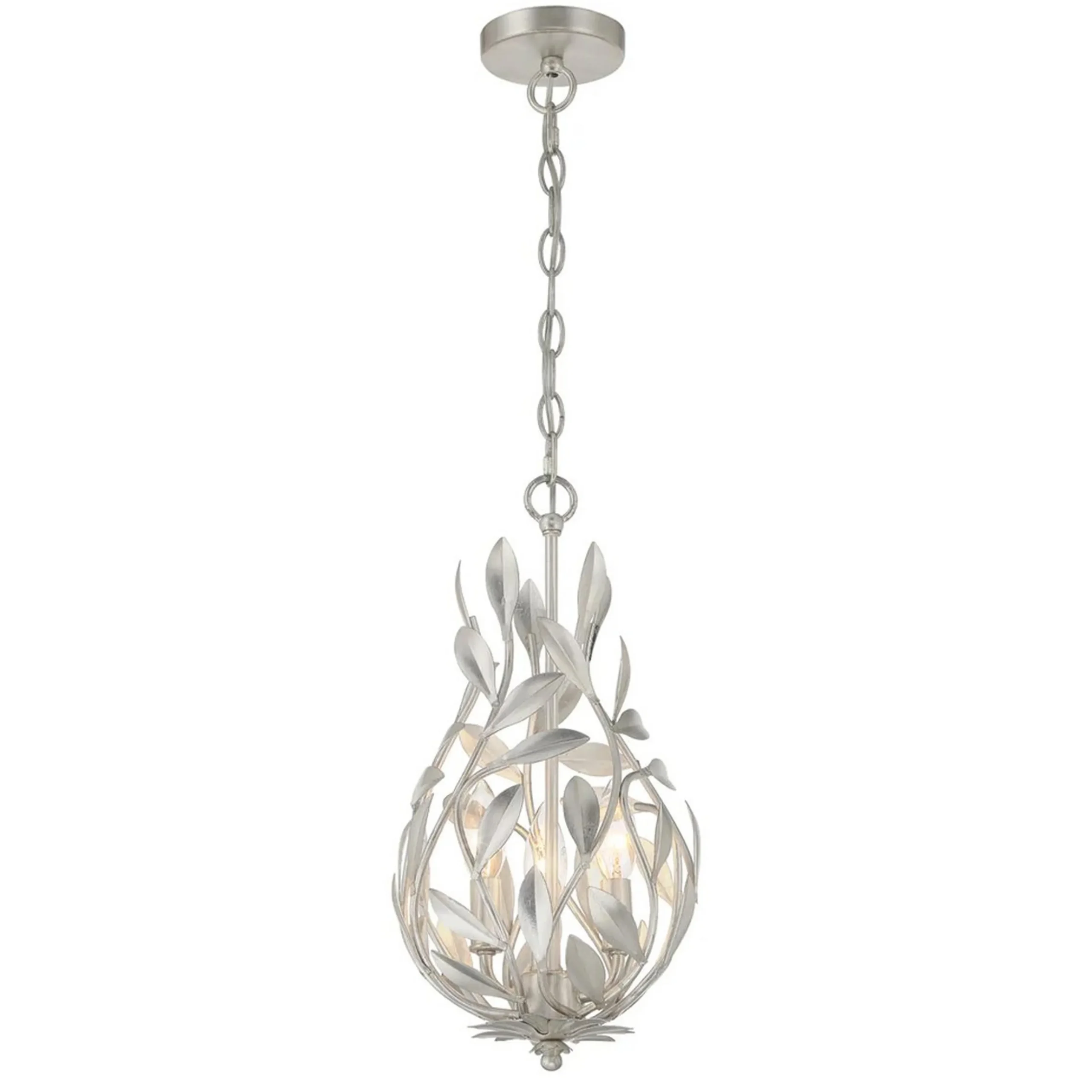 Olive Leaf Vine Lantern - 3 Light