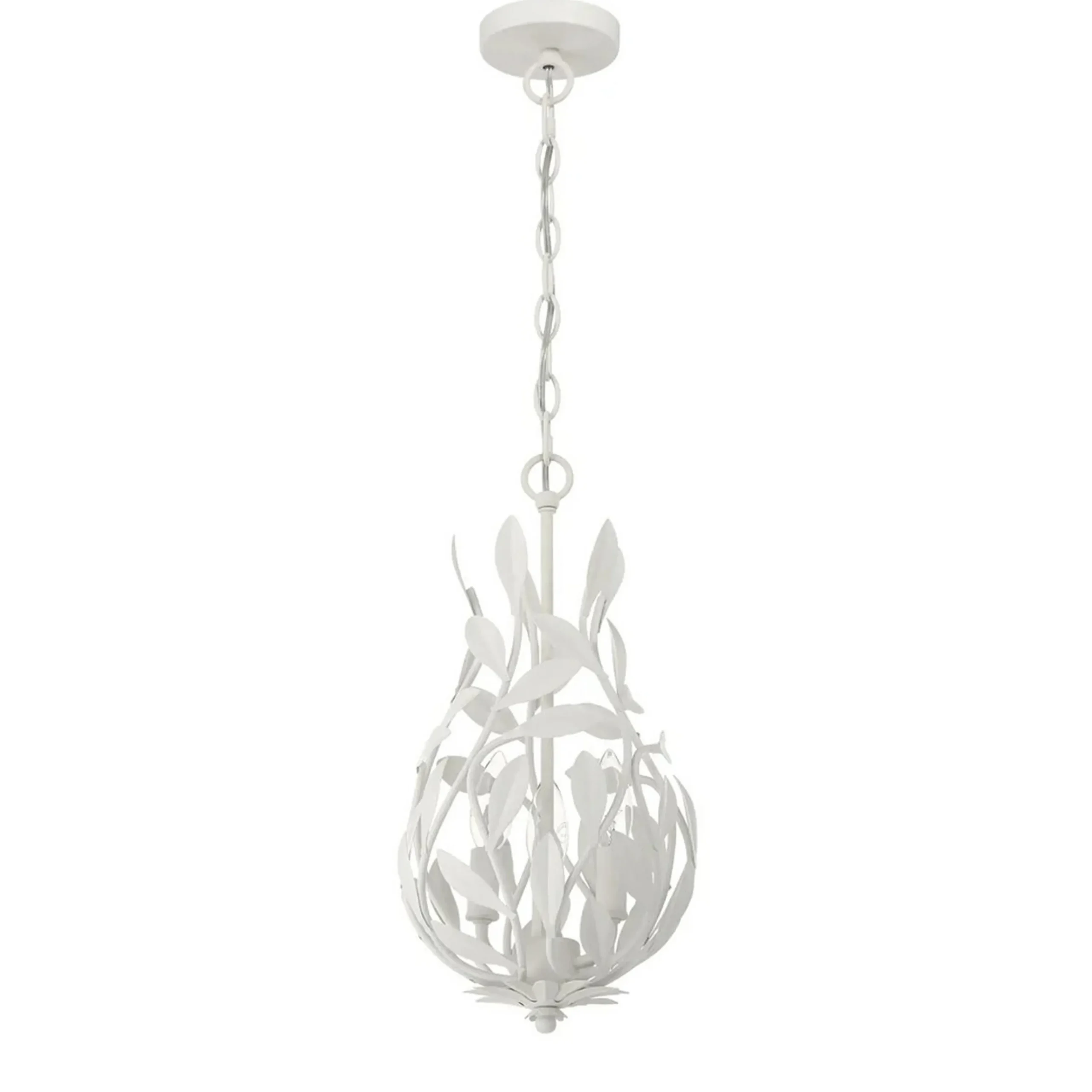 Olive Leaf Vine Lantern - 3 Light