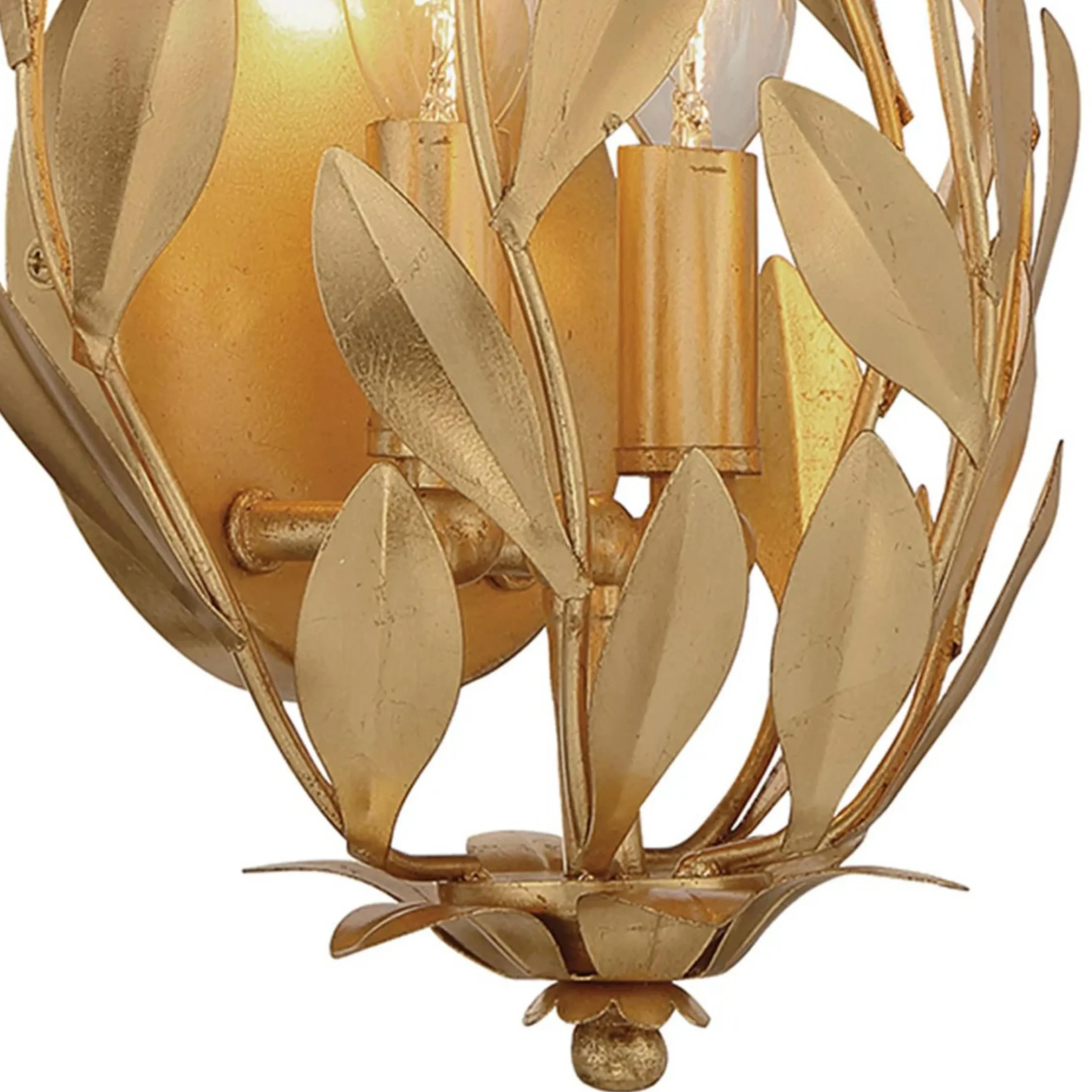 Olive Leaf Vine Sconce - 2 Light