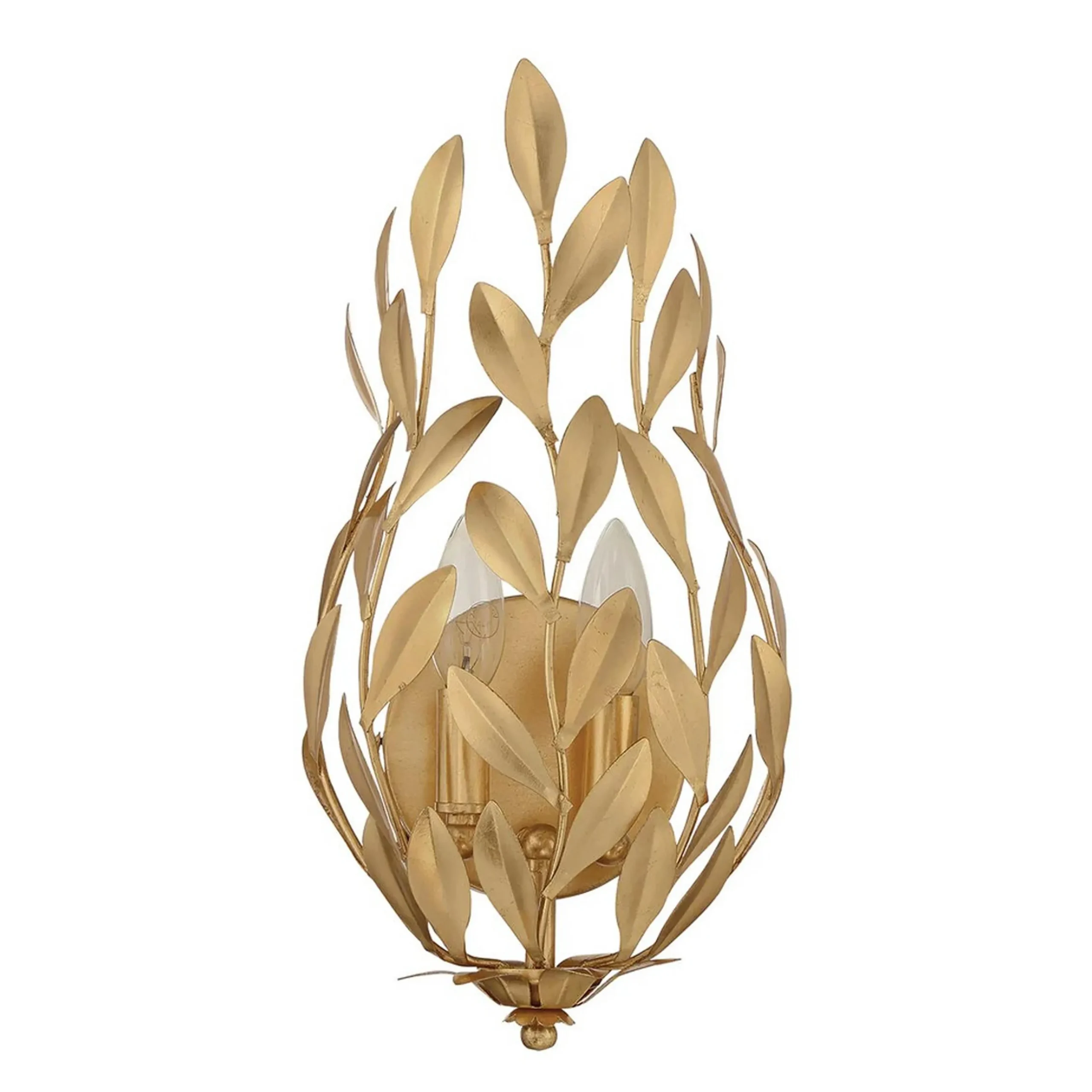 Olive Leaf Vine Sconce - 2 Light