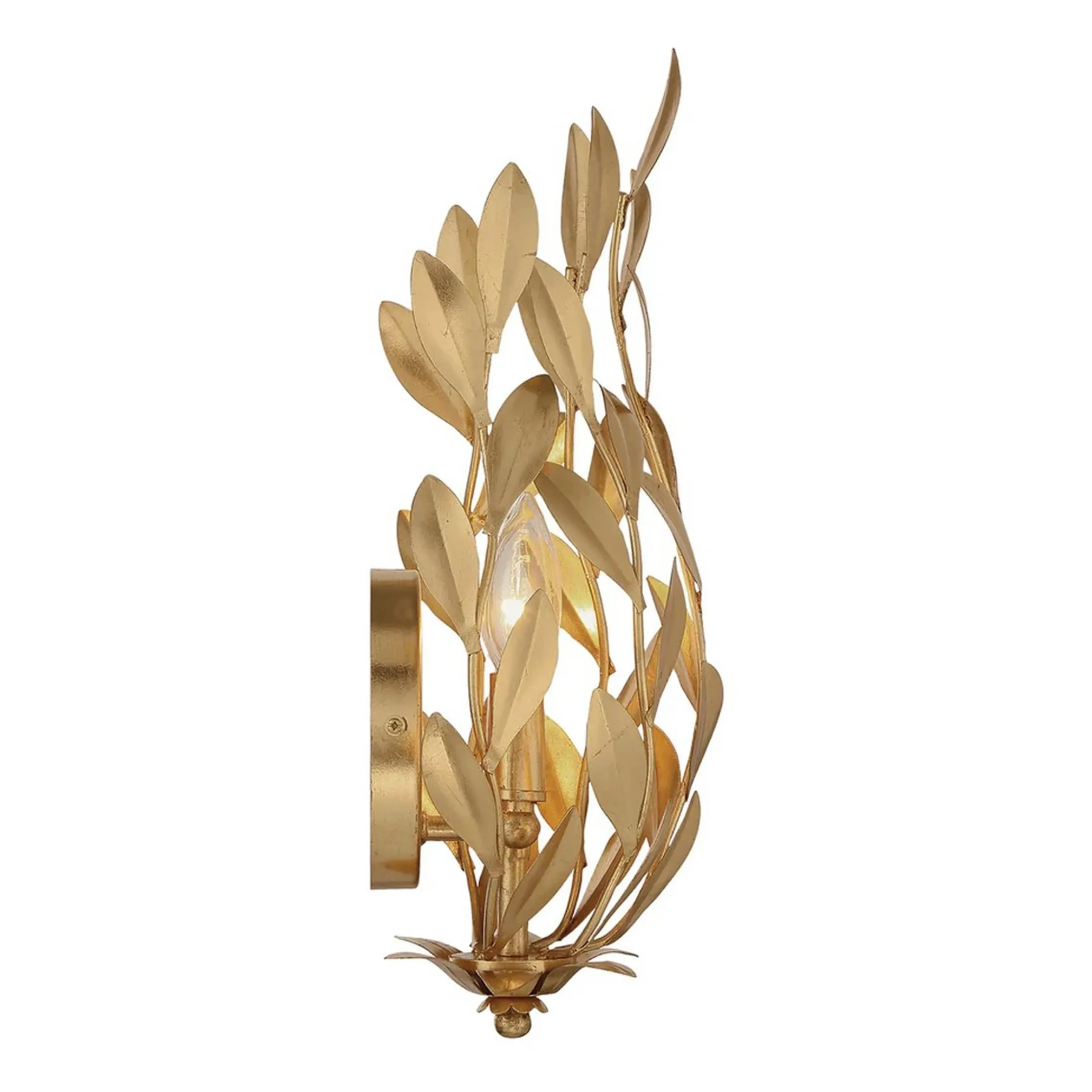 Olive Leaf Vine Sconce - 2 Light