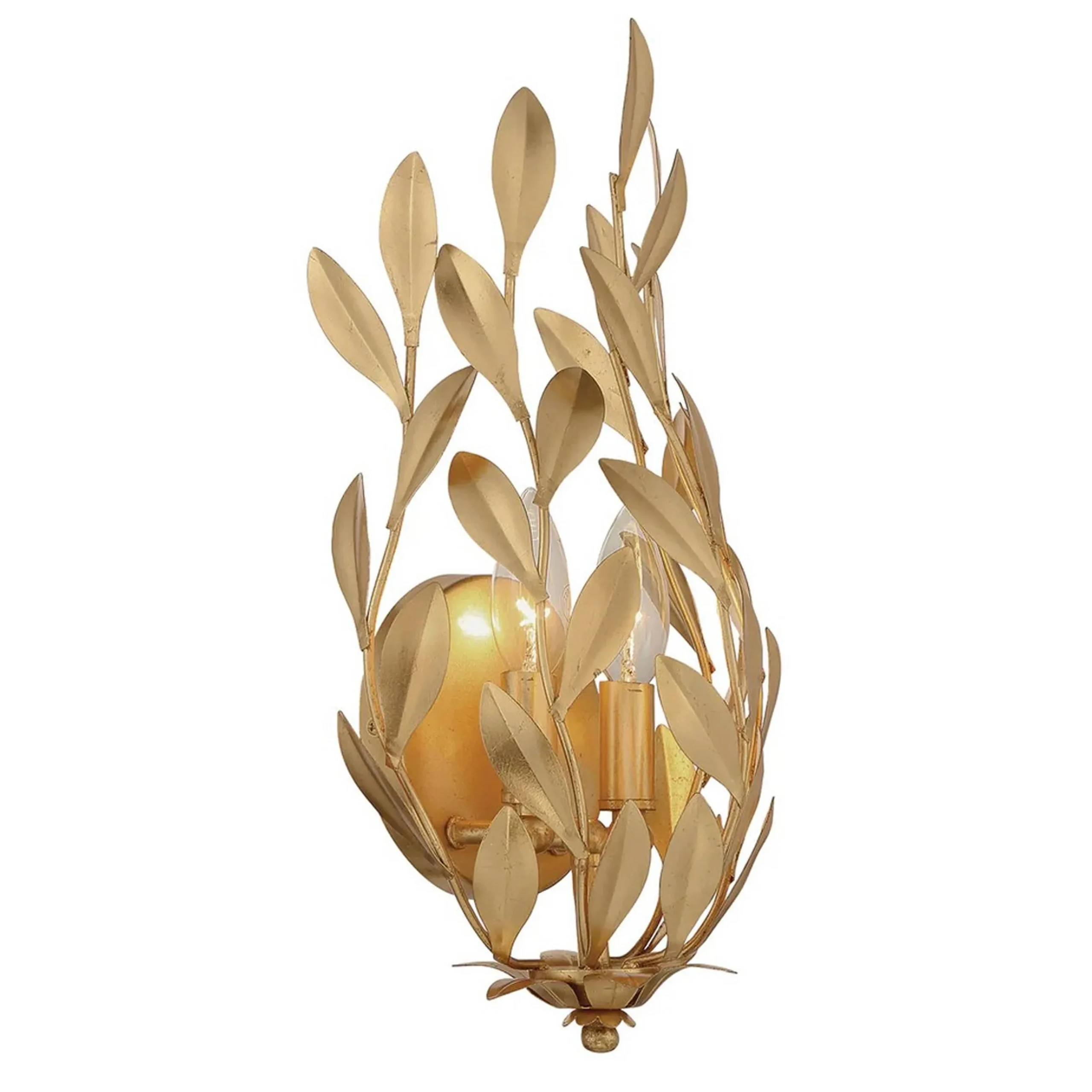 Olive Leaf Vine Sconce - 2 Light
