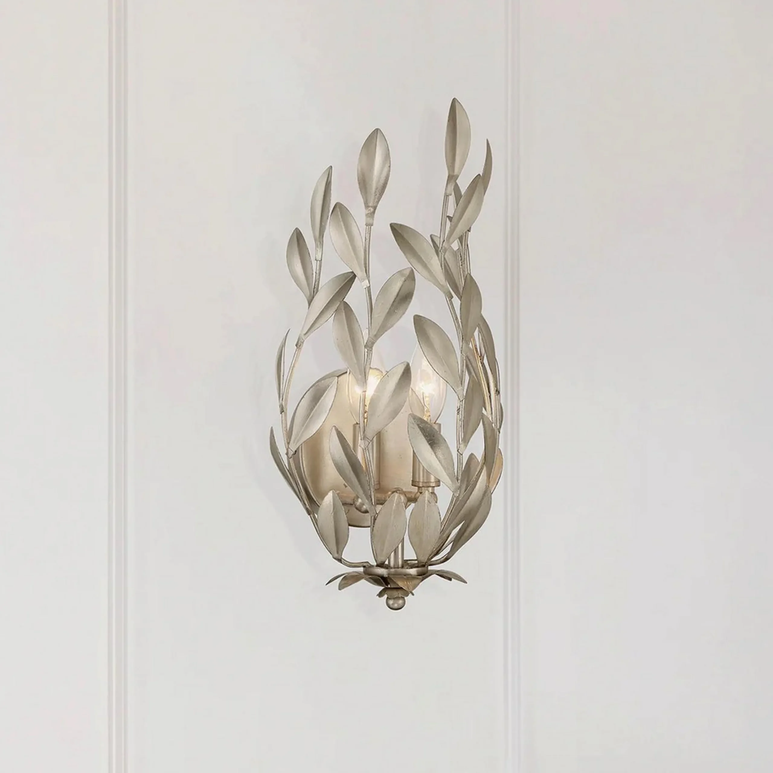 Olive Leaf Vine Sconce - 2 Light