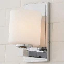 Opal Barrel Bath Sconce