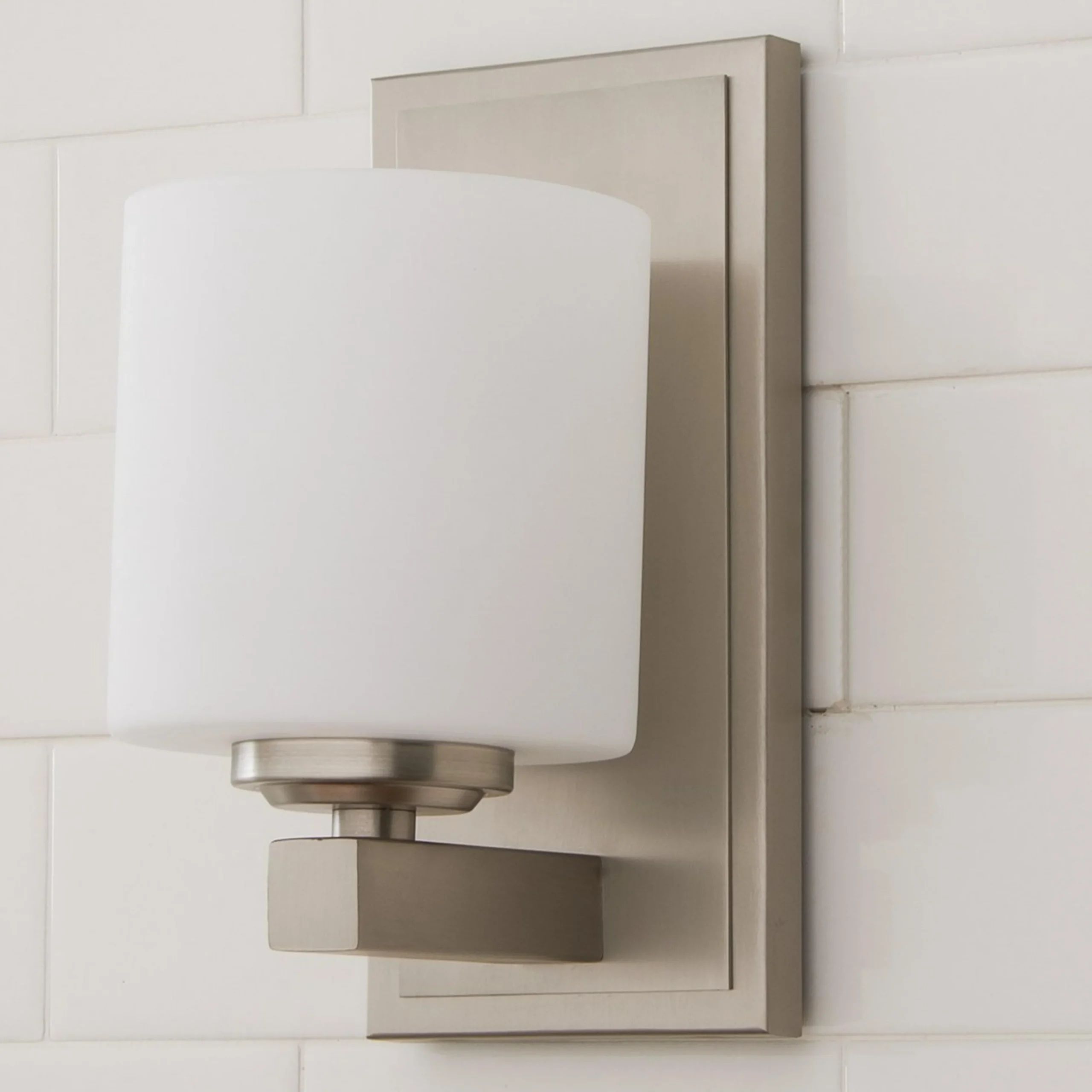 Opal Barrel Bath Sconce