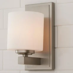 Opal Barrel Bath Sconce