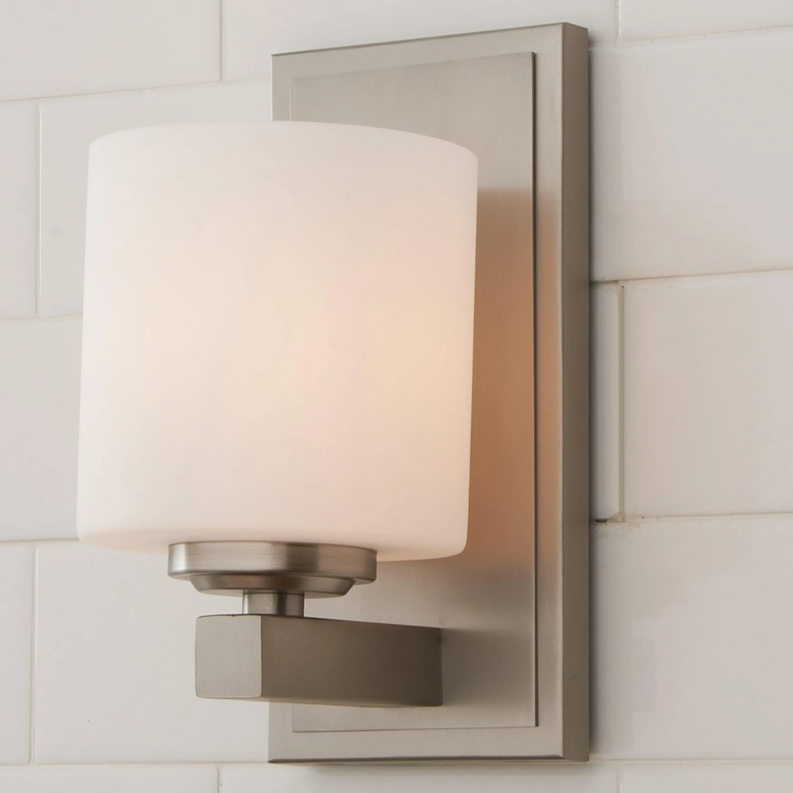 Opal Barrel Bath Sconce