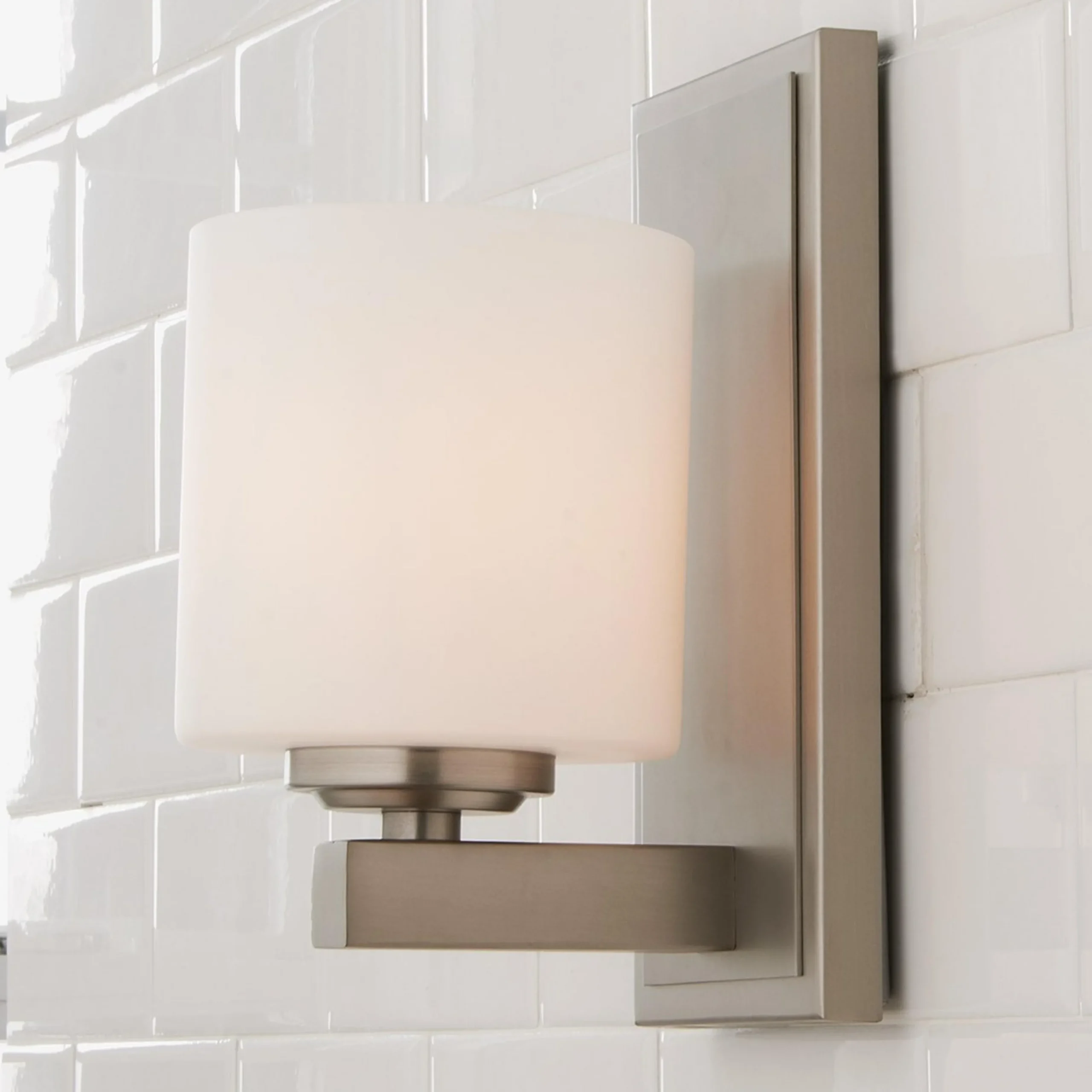Opal Barrel Bath Sconce
