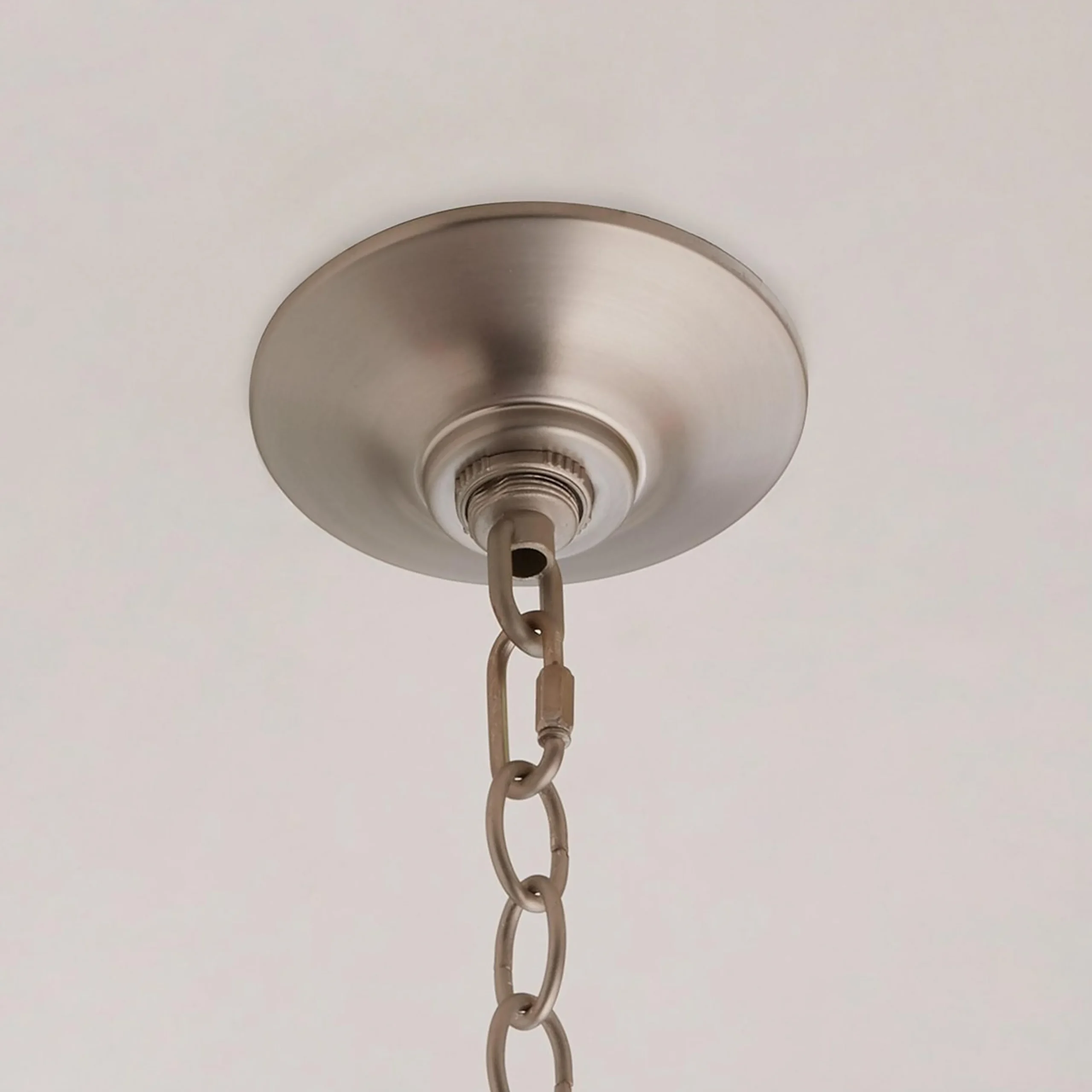 Opal Glass Globe Industrial Pendant