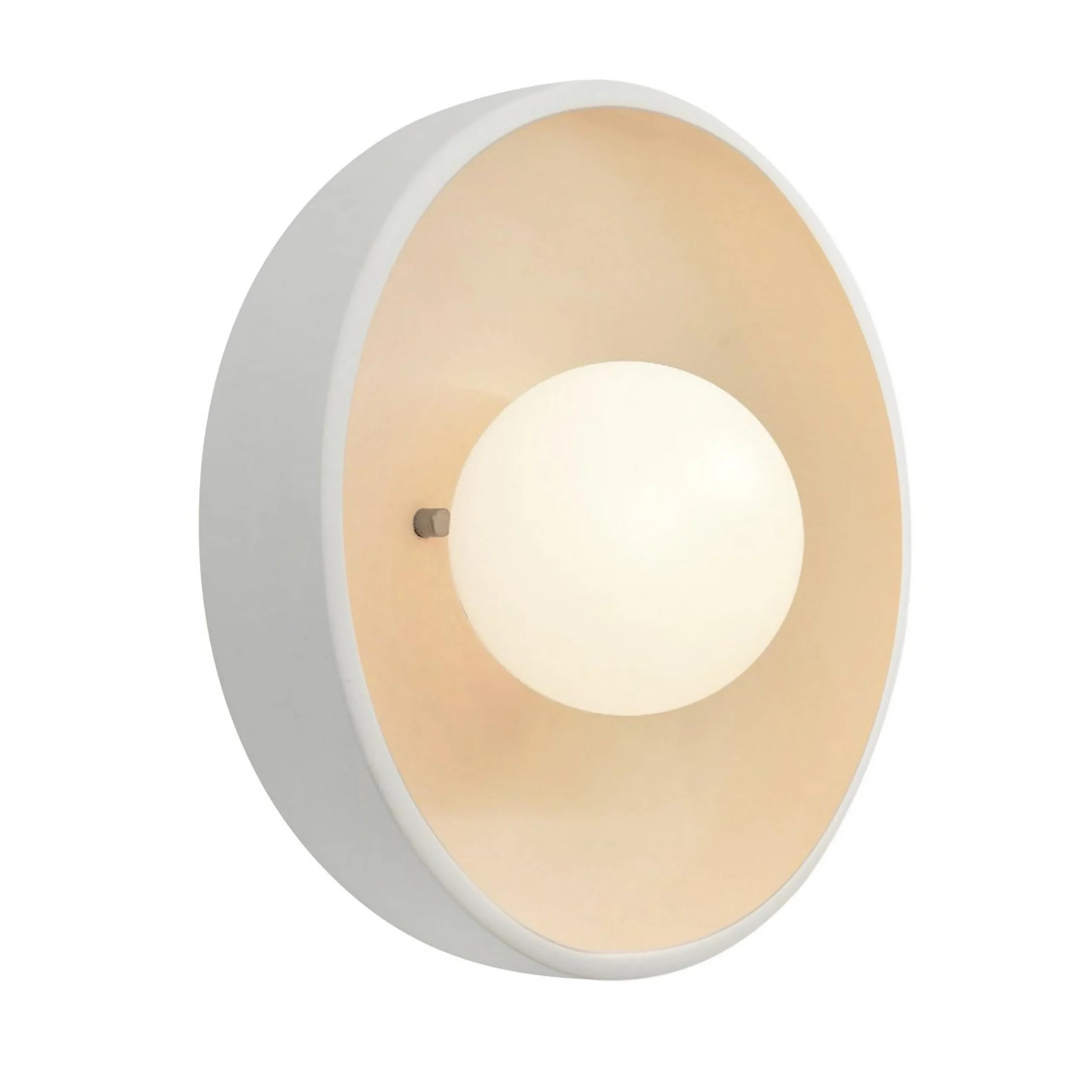 Oracle Ceramic Sconce - Bisque
