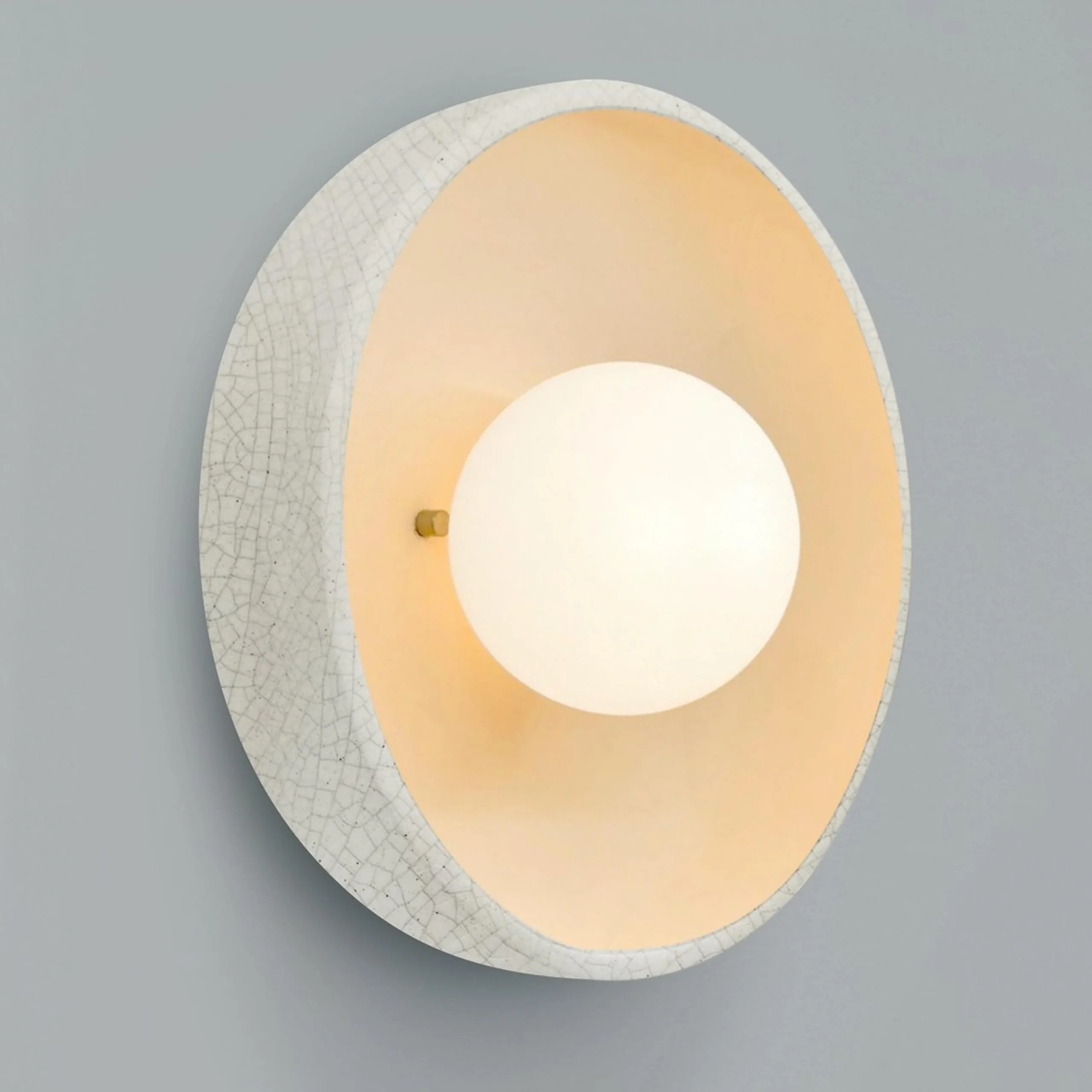 Oracle Ceramic Sconce - Crackle