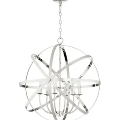 Orbit Globe Chandelier - 6 Light