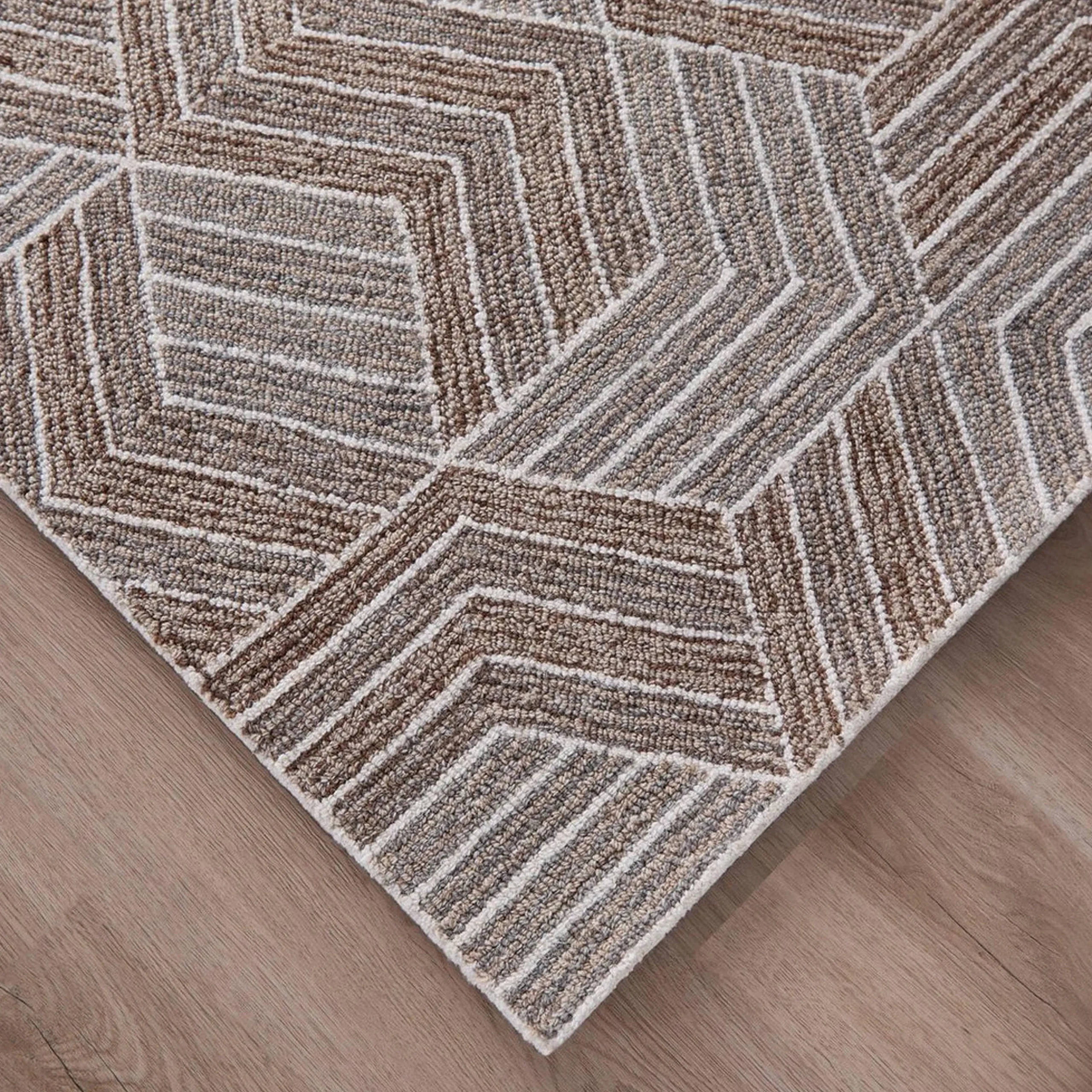 Orbital Hand-Hooked Rug