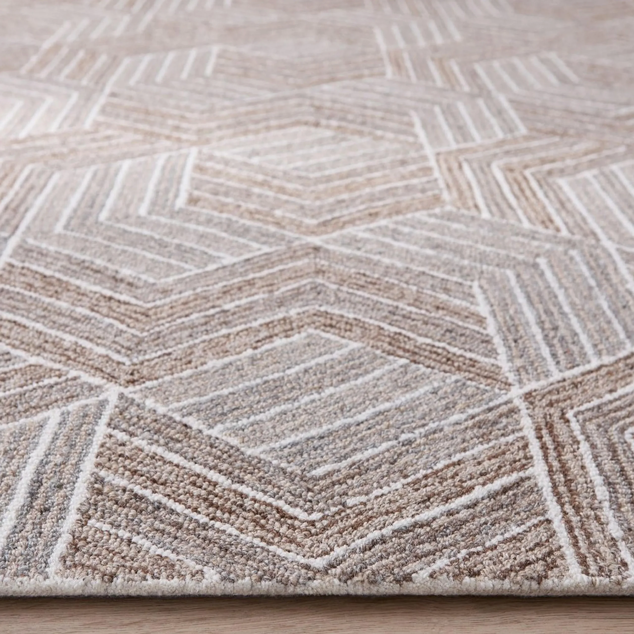 Orbital Hand-Hooked Rug