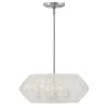 Organic Modern Rattan Chandelier - 3 Light