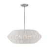 Organic Modern Rattan Chandelier - 5 Light