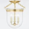 Ortensia Glass Bell Ceiling Light