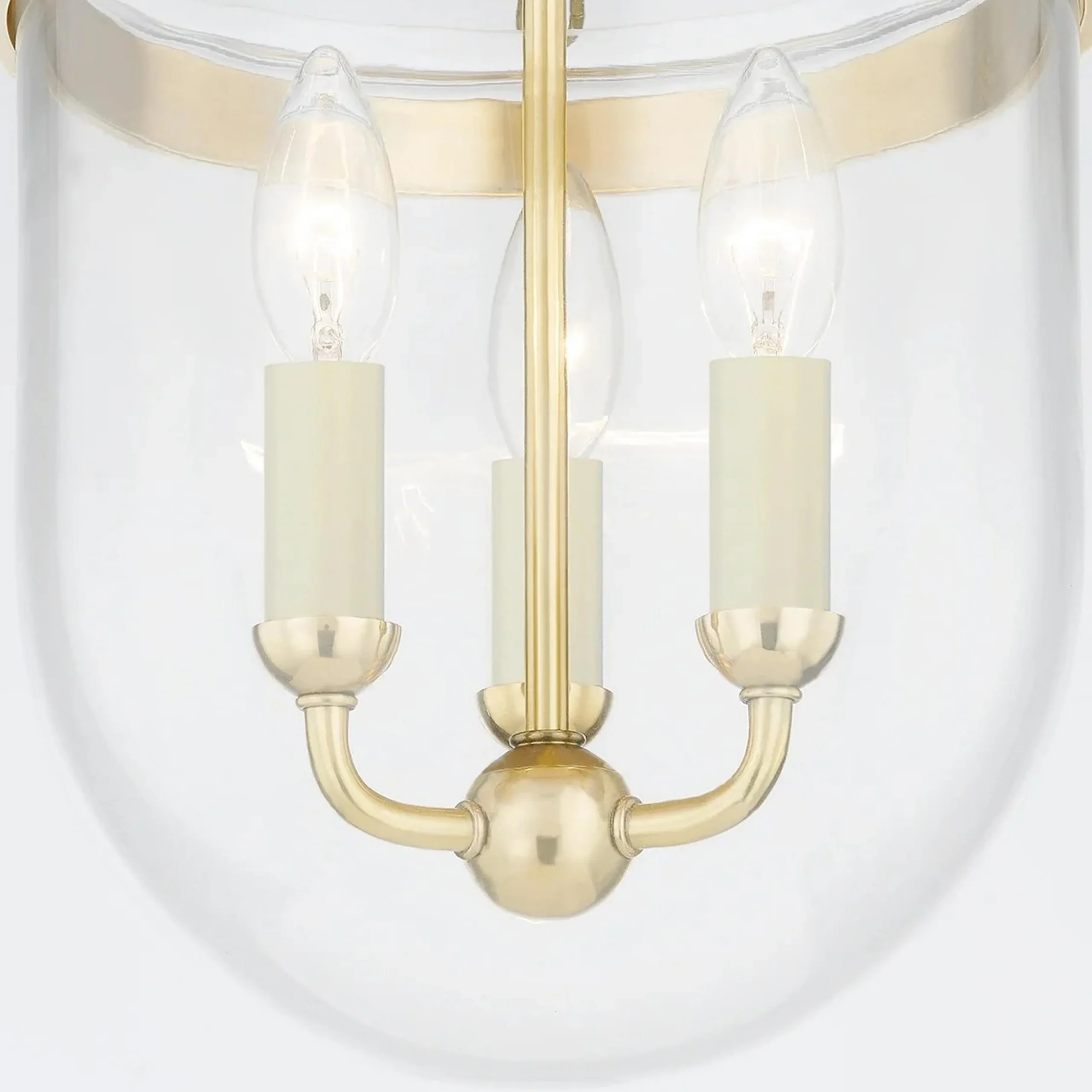 Ortensia Glass Bell Ceiling Light