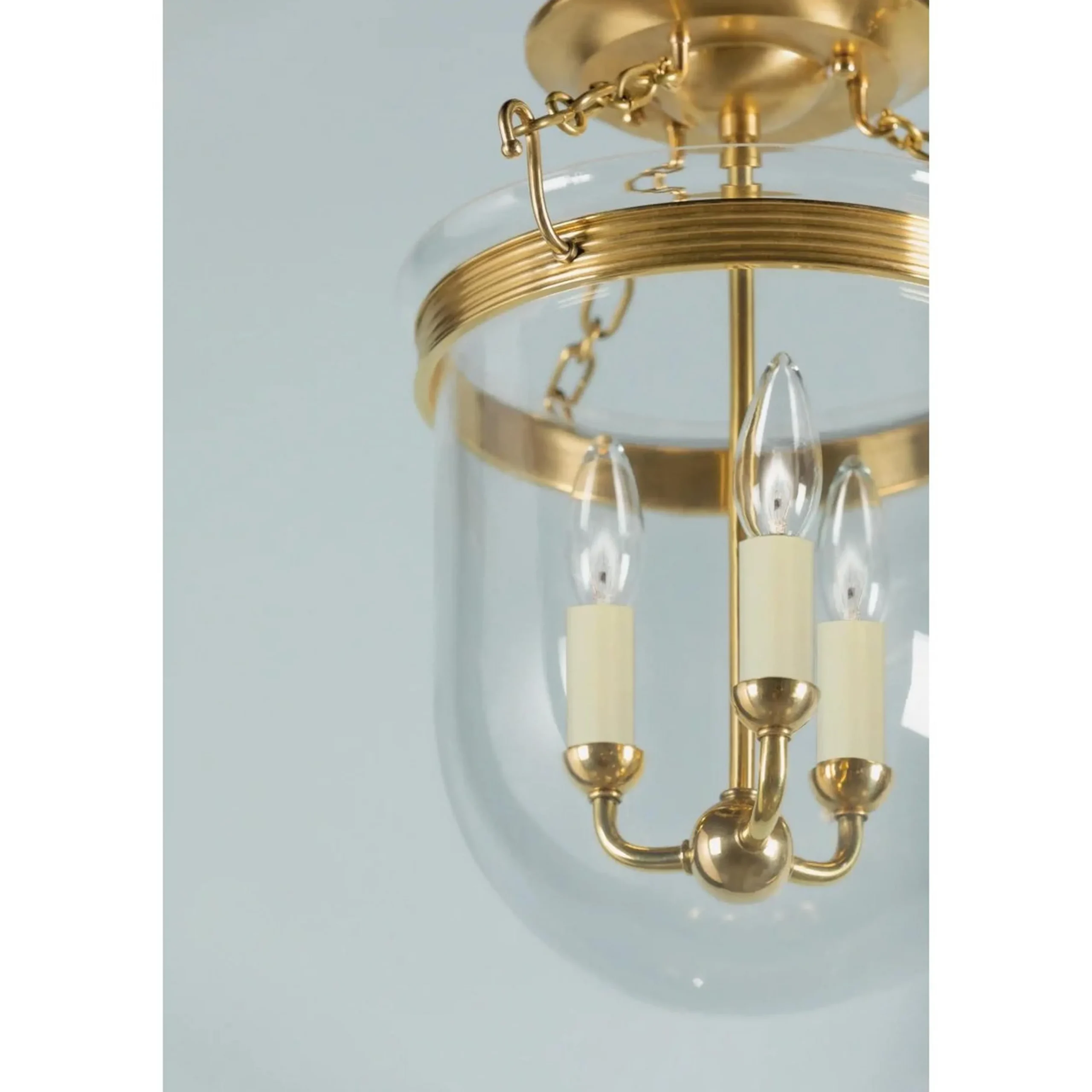 Ortensia Glass Bell Ceiling Light