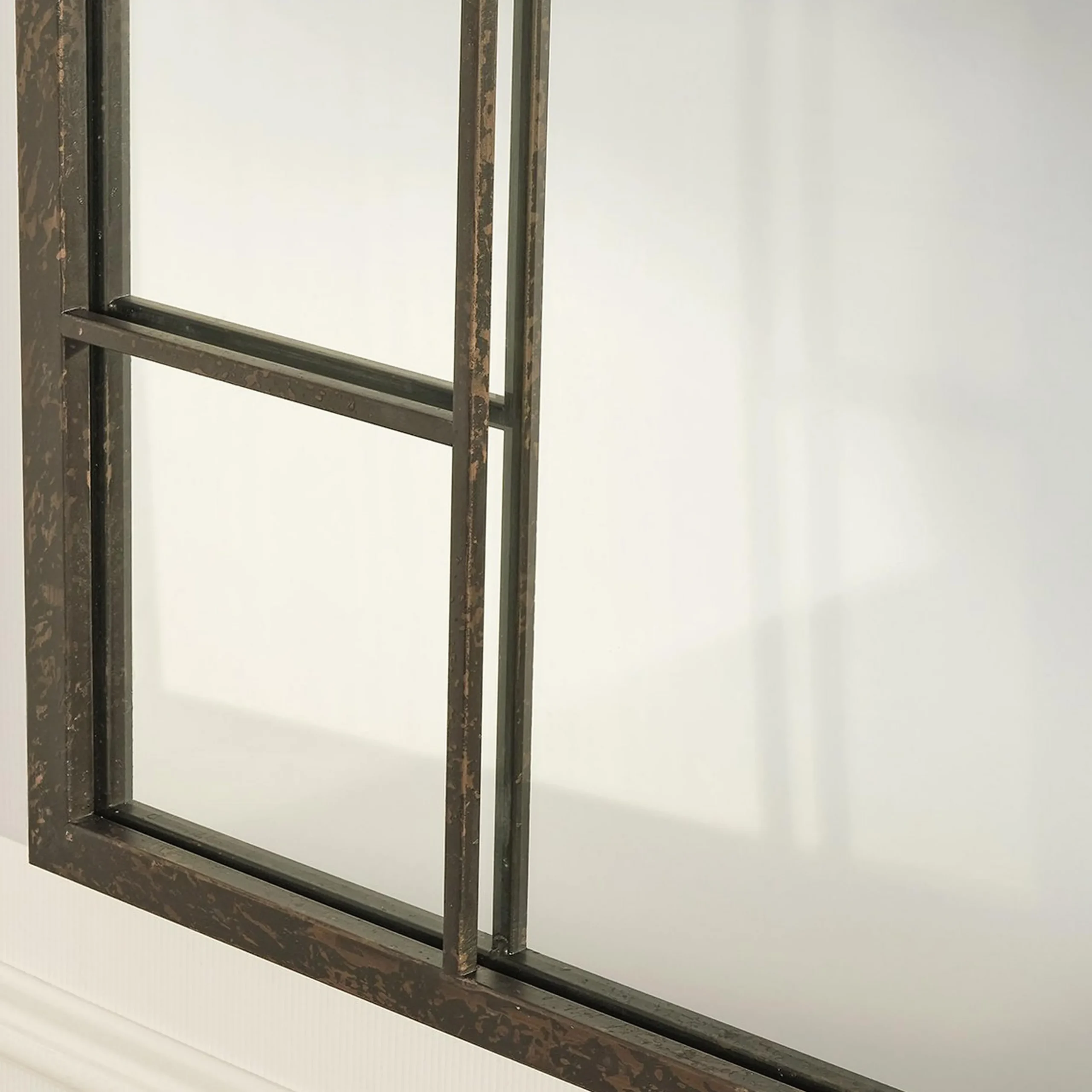 Oversized Arch Window Mirror