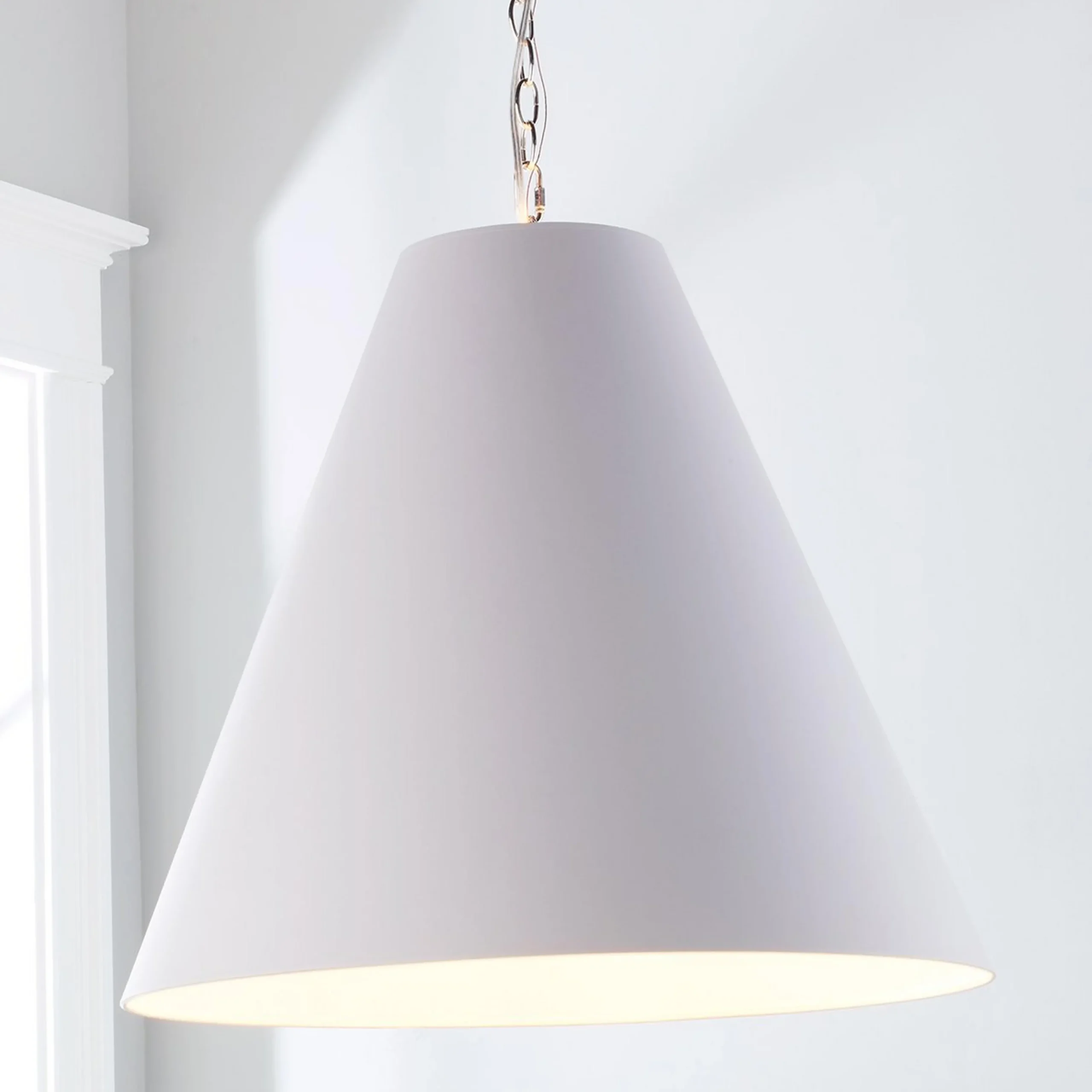 Oversized Cone Paper Shade Pendant