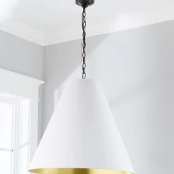 Oversized Cone Paper Shade Pendant