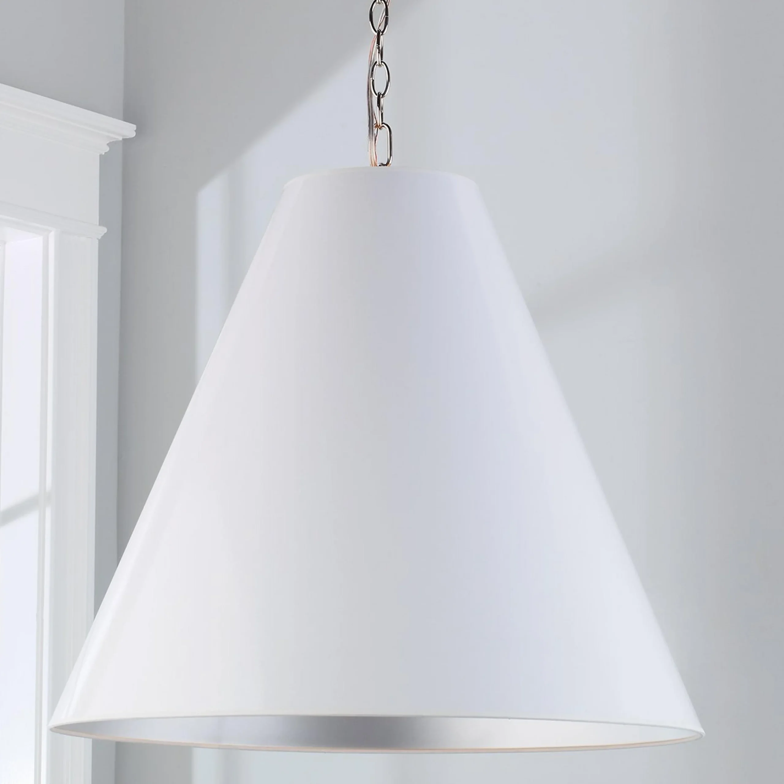 Oversized Cone Paper Shade Pendant