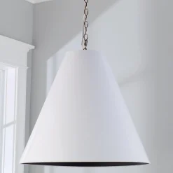 Oversized Cone Paper Shade Pendant
