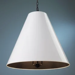 Oversized Cone Paper Shade Pendant